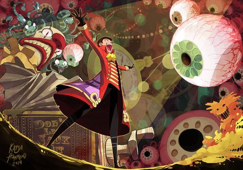 This is My Circus by Jackoburra Circus Leader, Anime Circus, Circus Background, Circus Illustration, Creepy Circus, Circus Aesthetic, Dark Circus, Night Circus, Beyond The Sea