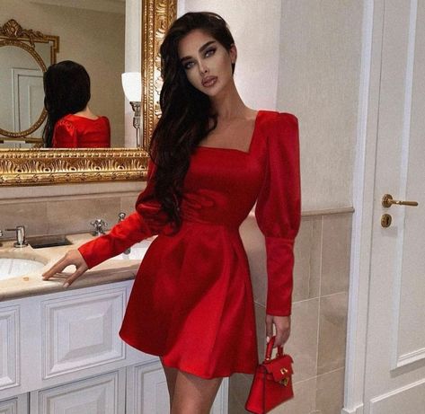 Grown Women, New Years Party, Model Dress, Luxury Outfits, Lady In Red, Red Formal Dress, Pretty Outfits, One Shoulder Formal Dress, Red Dress