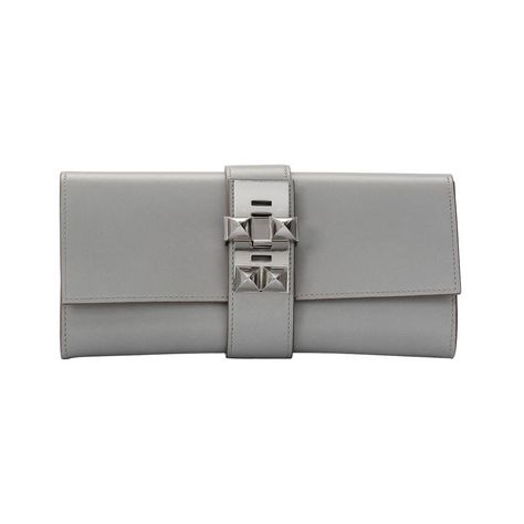 Hermès Medor Clutch Hermes Clutch, Hermes Purse, Patchwork Clutch, Grey Purse, Gray Handbags, Vintage Clutch, Hermes Handbags, Hermes Bags, Handbags Purses