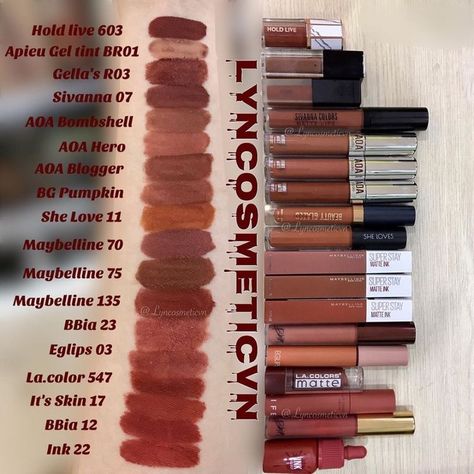 Superstay Maybelline, Membentuk Alis, Dry Skin Makeup, Lipstick For Dark Skin, Lip Color Makeup, Makeup Accesories, Lipstick Kit, Makeup Shades, Korean Eye Makeup