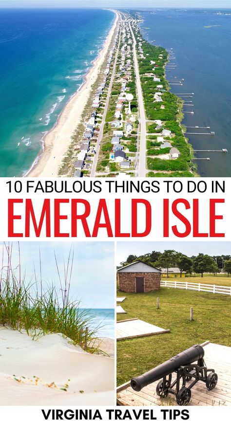 Are you heading North Carolina's Crystal Coast soon and are on the hunt for the best things to do in Emerald Isle NC? This guide is here to help! Click for more! | Things to do Crystal Coast NC | Emerald Isle things to do | What to do in Emerald Isle NC | Places to visit in Emerald Isle | Places to visit Crystal Coast NC | Places to visit in North Carolina | Beaches in NC | Emerald Isle restaurants | Emerald Isle parks | Emerald Isle Beaches | NC surfing | North Carolina State Parks The Crystal Coast Nc, Emerald Island North Carolina, Swansboro North Carolina, Crystal Coast North Carolina, Atlantic Beach North Carolina, Washington Nc, Emerald Isle North Carolina, Jacksonville North Carolina, Atlantic Beach Nc