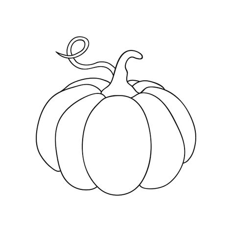 Molde, Patchwork, How To Draw A Cute Pumpkin, Pumpkin Outline Drawing, Smashed Pumpkin Drawing, Simple Thanksgiving Drawings, Cute Pumpkin Drawing Simple, Fall Outline Drawings, Pumpkin Outline Tattoo