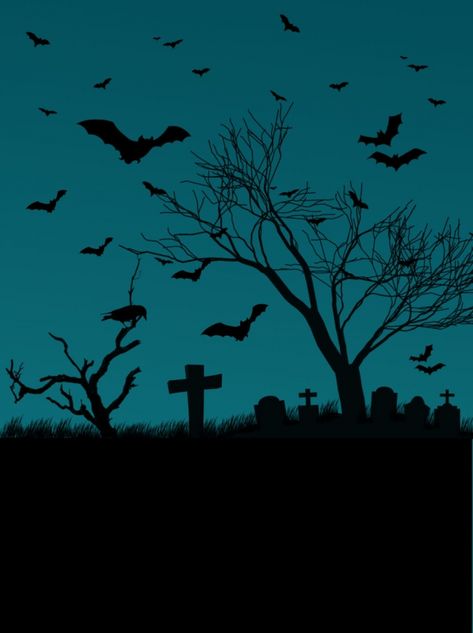 Blue halloween horror graveyard background material Teal Halloween Wallpaper, Blue Aesthetic Halloween, Halloween Wallpaper Blue, Blue Halloween Wallpaper, Blue Halloween Aesthetic, Graveyard Drawing, Graveyard Background, Teal Halloween, Horror Background