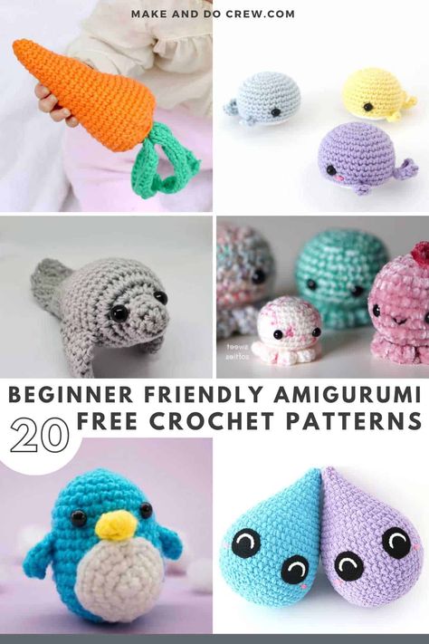 Patchwork, Amigurumi Patterns, Mini Plushies Free Pattern, Craft Show Crochet Projects, Easy Quick Amigurumi, Free Easy Beginner Crochet Patterns, Beginner Friendly Amigurumi, Easy Crochet Patterns Free Beginners Simple, Animaguri Crochet Beginner