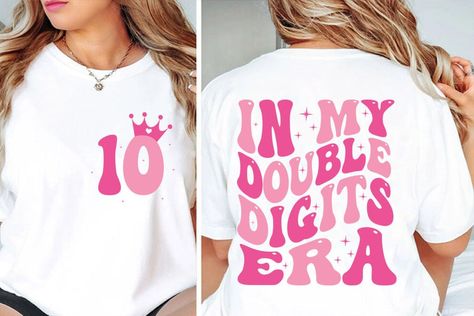 Double Digit Photo Shoot, 10 Th Birthday Decoration For Girl, Double Digit Era Birthday, Rolling Into 10 Birthday Party, In My Double Digits Era, In My Double Digits Era Party, Birthday Party Ideas 10th Girl, Turning 10 Birthday Ideas, Birthday Ideas For 10 Year Girl