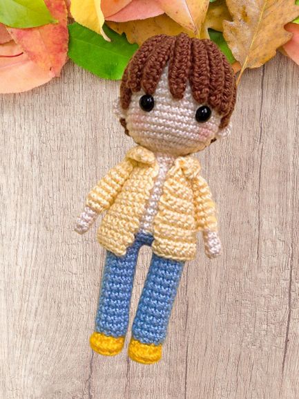 Amigurumi Patterns, Mini Crochet Doll Pattern Free, Mini Doll Crochet Free Pattern, Mini Doll Crochet, Crochet Mini Doll, Crochet Types, Doll Amigurumi Free Pattern, Craft Clay, Doll Patterns Free