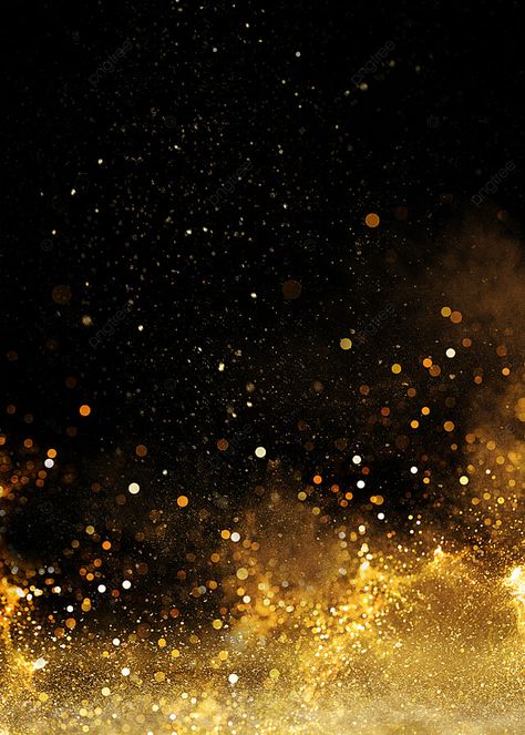 Black Theme Gold Granules Dust Background Gold Sparkle Background, Dust Background, Christmas Theme Background, Black And Gold Background, Birthday Photo Background, Gold And Black Wallpaper, Gold And Black Background, Birthday Background Design, Black And Gold Theme