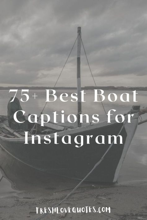 Caption For Boat Picture, Lake Day Insta Captions, Sailing Captions Instagram, Lake Boat Captions Instagram, Boat Day Quotes, Yacht Captions Instagram, Boat Captions Instagram, Quotes About Boats, Captions New Year