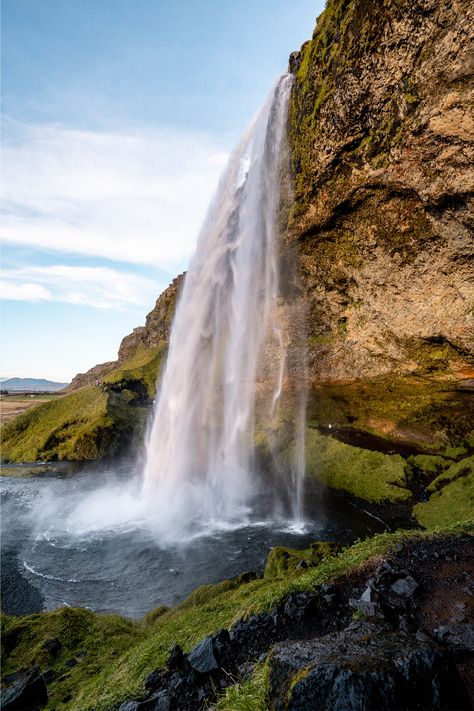 Seljalandsfoss, Iceland Real Estate Photography Business, Waterfalls In Iceland, Iceland Nature, Iceland Winter, Seljalandsfoss Waterfall, Iceland Landscape, Part Time Job, Famous Waterfalls, Iceland Waterfalls
