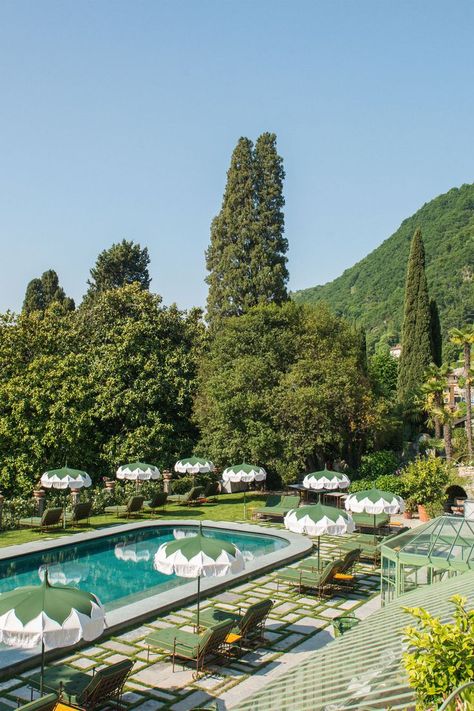 Lake Como Trip, Italian Hotel Aesthetic, Lake Como Travel Guide, Lake Como Swimming, Lake Como Italy Photography, Lake Como Restaurants, Lake Como Summer, Italy Resort, Lake Como Aesthetic