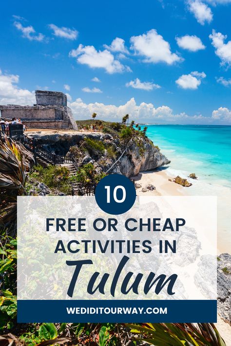 Tulum 3 Day Itinerary, Tulum On A Budget, What To Do In Tulum, Things To Do In Tulum Mexico, Tulum Itinerary, Tulum Mexico Beach, Tulum Vacation, Tulum Travel Guide, Tulum Ruins