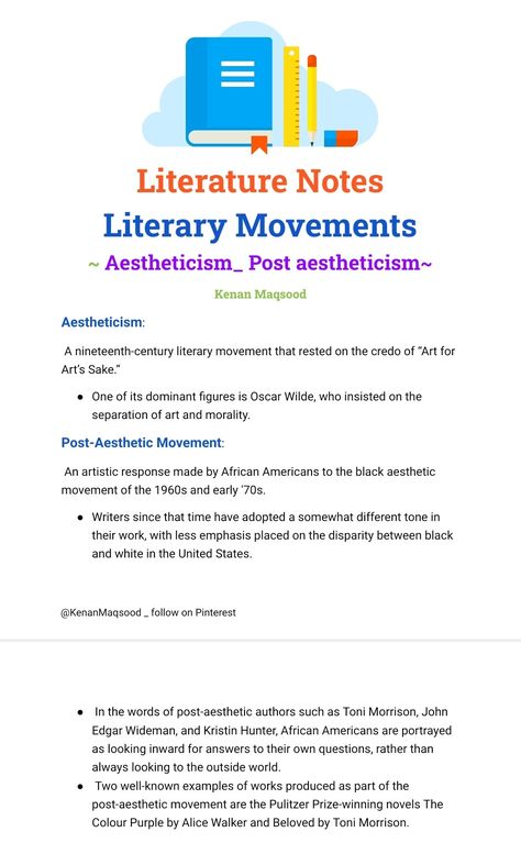 Literary movements Literary Movements, Literature Notes, English Literature Notes, Literature Study Guides, Literature Study, Bissell Carpet Cleaner, Home Nails, Nails Home, Decorating Home