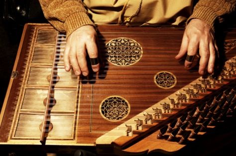 Qanun musical instrument, Damascus, Syria Qanun Instrument, Arabic Instruments, Music Inspired Fashion, Islamic Music, Hammered Dulcimer, Damascus Syria, Flower Truck, Music Instrument, Folk Instruments