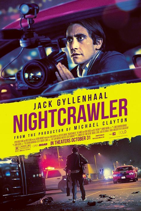 Nightcrawler Film Posters, Nightcrawler Poster, Michael Clayton, Movie Posters