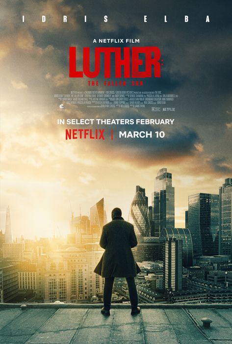 Idris Elba, Elba, Luther The Fallen Sun, Movie Poster Display, Film Netflix, By Any Means Necessary, Thriller Movie, Netflix Movies, Upcoming Movies