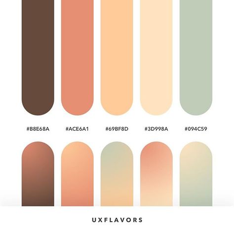 Hey guys, more awesome colors! Which one is your favorite?⠀ 😍 Tag your designer friends⠀ ⠀⠀⠀⠀ #uxflavors #colorscheme #colourscheme… Ideas For Canvas, 2 Color Combos, Gradient Colour, Pantone Colour Palettes, Illustration Branding, Color Codes, Color Palate, Color Palette Design, Colour Pallette