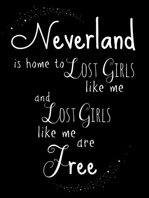 Lost Boy Aesthetic, Lost Girl Aesthetic, Ruth B, Peter Pan Quotes, Inspirational Quotes Disney, Foto Disney, Free T Shirt Design, Alice And Wonderland Quotes, Wonderland Quotes
