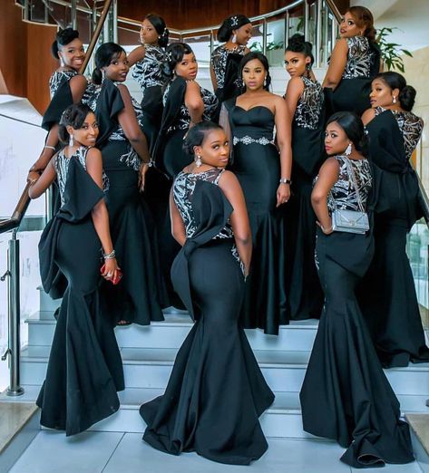 African Bridesmaids, African Bridesmaid Dresses, Mermaid Bridesmaid, Black Bridesmaids, Sleeveless Bridesmaid Dresses, African Wedding Dress, Mermaid Bridesmaid Dresses, Black Mermaid, African Traditional Dresses