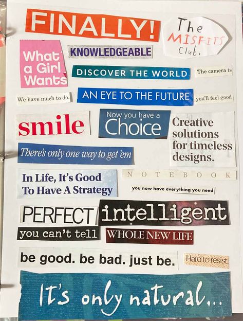 How to Make Collage Sheets With Words + Phrases - Artjournalist Collage Words Texts, How To Make Collage, Word Collage Art, Collage Words, Quote Collage, Digital Journaling, Holiday Words, Word Collage, Scrapbook Quotes