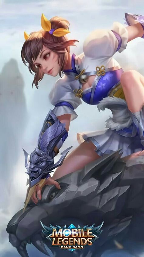 Wan Wan Mobile Legends Skin, Bruno Mobile Legends, Wan Wan, Mlbb Wallpaper, Miya Mobile Legends, Akali League Of Legends, Alucard Mobile Legends, Mobile Legends Bang Bang, Star Mobile