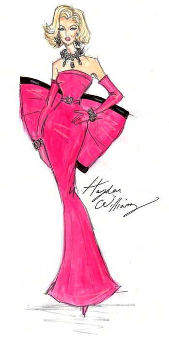 Hayden Williams | Marilyn Monroe Norma Jean, Fashion Outfit Drawing, Kollage Konst, Vintage Fashion Sketches, Hayden Williams, Fashion Illustration Sketches, Marylin Monroe, Norma Jeane, Fashion Art Illustration