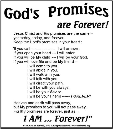 Amen! #God's Promises are forever School Promotion Ideas, God's Promises For Kids, Gods Promises Quotes, School Promotion, Bible Reflection, Church Anniversary, Promotion Ideas, Love Promise, Bible Study Topics