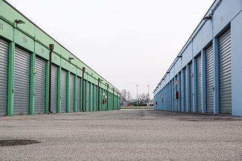 Storage Unit Business, Storage Unit Sizes, Outdoor Bike Storage, Storage Building Plans, Self Storage Units, Building Costs, Storage Facility, Mini Storage, Cost To Build