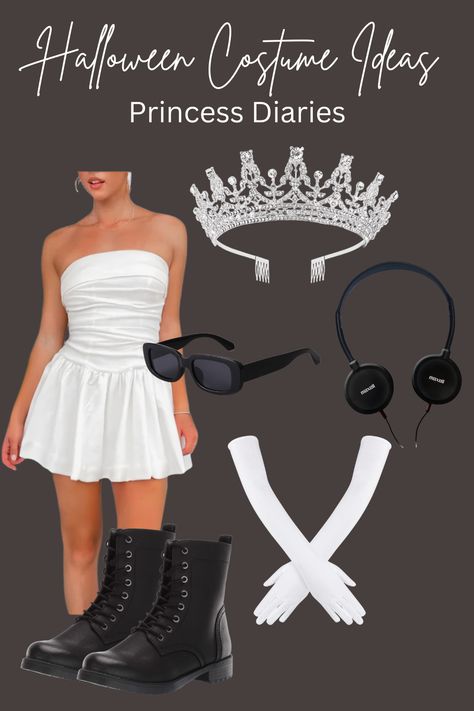 halloween costume idea Princess Diaries Outfit Ideas, Princess Mia Halloween Costume, Princess Diaries Bday Party, Mia Princess Diaries Costume, The Princess Diaries Costume, The Princess Diaries Outfits, The Princess Diaries Party, Princess Mia Costume, Mia From Princess Diaries