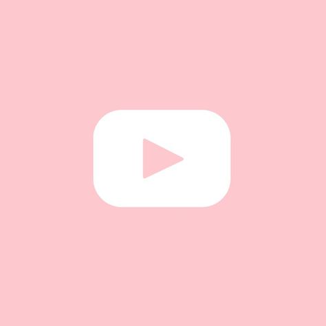 Photos Pink Icon App, Cute Youtube Icons, Aesthetic Icons For Apps Pink Phone, Baby Pink Wallpaper Iphone, Pink Walpaper, Pastel Pink Icons:), Wallpers Pink, Icones Do Iphone, Logo Youtube