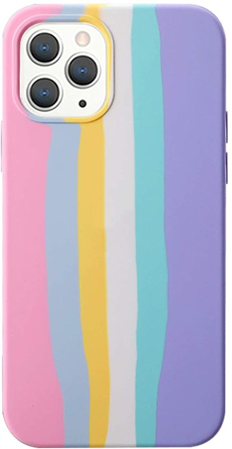 Rainbow Mobile Cover, Rainbow Phone Case, Striped Phone Case, Rainbow Mobile, Iphone Obsession, Unique Iphone Cases, Mobile Phone Covers, Iphone Cases Cute, Silicone Iphone Cases