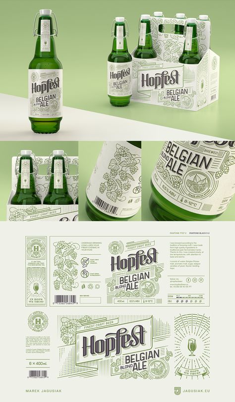 Vintage Style Packaging Design, Beer Cap Design, Beer Bottle Design Packaging, Beer Bottle Packaging Design, Bottle Label Design Ideas Branding, Vintage Alcohol Bottles, Beer Bottle Packaging, Vintage Can Design, Beer Design Packaging