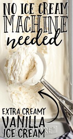 Homemade Ice Cream Recipes Machine, Easy Ice Cream Recipe Homemade, Vanilla Icecream, Ice Cream Recipes Machine, Easy Homemade Ice Cream, Easy Ice Cream Recipe, Vanilla Ice Cream Recipe, Ice Cream Maker Recipes, Making Homemade Ice Cream