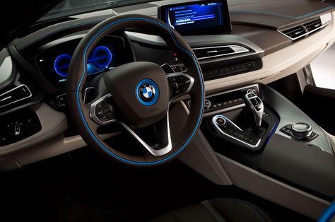 2014 BMW i8 - cockpit Bmw I8 Interior, Car Cockpit, New Audi, Car Quotes, Fast Sports Cars, New Sports Cars, Interior Car, Bmw I8, Brown Interior