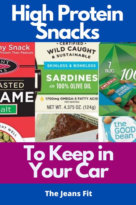 Good Snacks To Keep In The Car, Healthy Snacks To Keep In Car, High Protein Vacation Snacks, Healthy Snacks For Car Trips, High Protein Store Bought Snacks, Low Fat Protein Snacks, Healthy Car Snacks, Cycling Snacks, Healthy Prepackaged Snacks