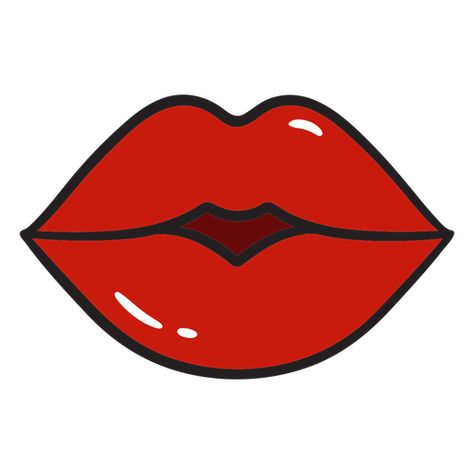 Lips Art Painting, Simple Lips Drawing, Kissy Lips Drawing, Lips Doodle, Lips Graphic Design, Lips Stencil, Lip Illustration, Lips Emoji, Lips Draw