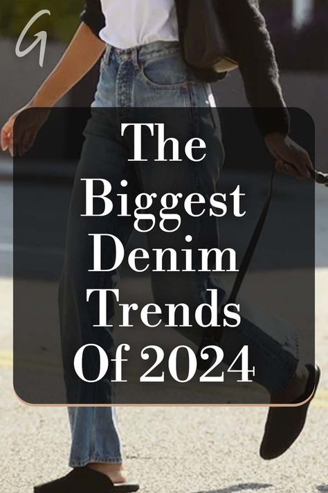 Buckle up, jean girls, because new denim trends are barreling toward us this year — in more ways than one. #denim #fashion #trends Jean Styles 2024, Denim Trend 2024, Jeans For Women In Their 40s, 2024 Denim Trend, Denim 2024 Trends, 2024 Style Trends Fashion, Denim Trends 2024, 2024 Jeans Trend, Jeans 2024 Trends Women