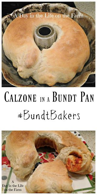 A Day in the Life on the Farm: Calzone Bundt #BundtBakers Pie, Bundt Pan Sandwich Recipes, Bundt Pan Dinner Recipes, Bundt Pan Recipes Dinner, Calzone Recipes, Pizza Calzones, Bundt Pan Recipes, Bundt Recipes, Stromboli Recipe