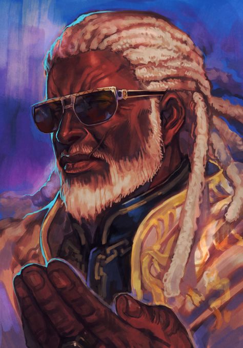 Leroy Smith // Twitter créditos click_burgundy Hungry Clicker, Leroy Smith, Black Hair Anime Guy, Aang The Last Airbender, Face Scars, Tekken 8, Darkest Dungeon, African American Culture, Black Characters