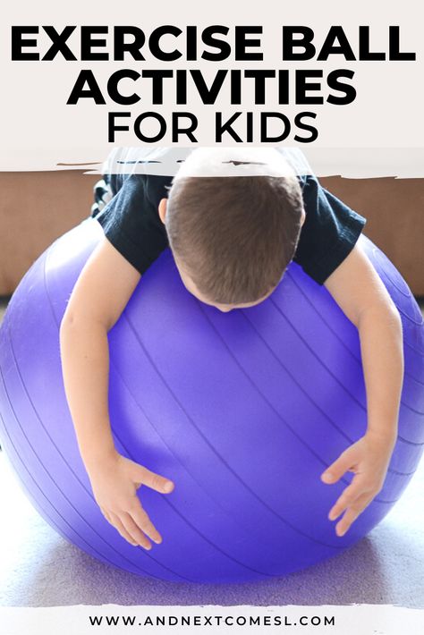 Gross Motor Activities For Special Needs, Sensory Motor Activities For Kids, Balance Games For Kids, Exercise With Ball, Ecse Classroom, Ball Activities, Ball Activity, Sensory Activities For Kids, Sensory Regulation