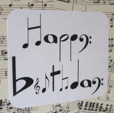 Happy birthday music notes Happy Birthday Music Notes, Happy Birthday Music, Birthday Music, Music Notes Art, Not Musik, Music Jokes, Birthday Card Drawing, Music Crafts, 카드 디자인