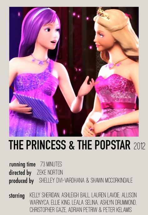 Barbie And The Pearl Princess, Original Barbie Movies, Barbie In Princess Power, Movie Posters Barbie, Barbie Movies Posters, Barbie The Princess And The Popstar, Barbie Polaroid Poster, Barbie Poster Movie, Movie Poster Barbie