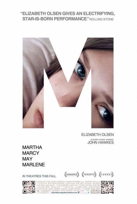 Martha Marcy May Marlene Indie Films, Martha Marcy May Marlene, John Hawkes, Christopher Abbott, Indie Movie Posters, 2011 Movies, Indie Movies, Hugh Dancy, All Movies