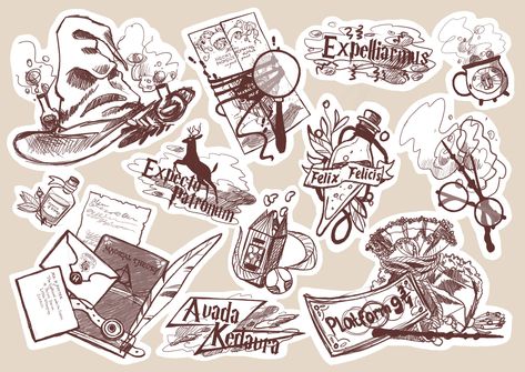 Harry Potter, Sticker Designs, Design, Art, Harry Potter Sticker, Harry Potter Stickers, Harry Potter Pictures, Journal Stickers, Cute Stickers