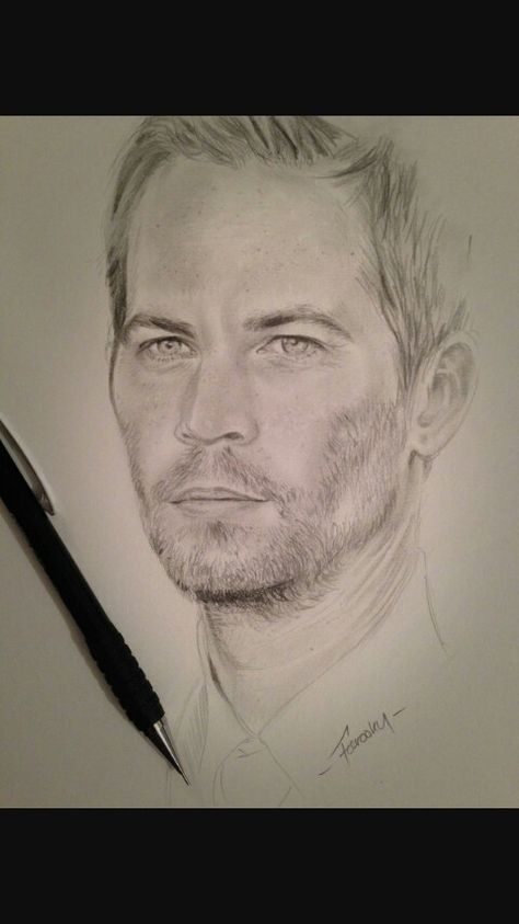 Paul Walker, Fast And Furious Sketch, Monster Energy Clothing, Warrior Drawing, Rip Paul Walker, Sketch Pencil, Monster Energy, Fast And Furious, Pen Drawing