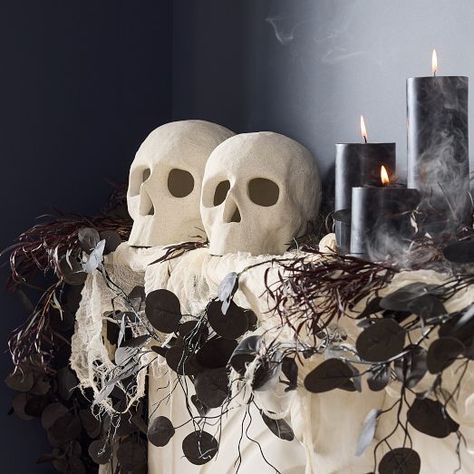 Halloween Decorations | West Elm Tasteful Halloween Decor, Stylish Halloween Decor, Pumpkin Carving Tips, Modern Halloween Decor, Elegant Halloween Decor, Ceramic Skull, Halloween 23, Boho Halloween, Halloween 2024