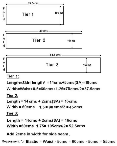 Three Tiered Skirt Pattern, Tiered Skirt Pattern Tutorials, Sew A Tiered Skirt, Free Tiered Skirt Pattern, How To Sew Tiered Skirt, 3 Tier Dress Pattern, Tired Skirt Sewing Pattern, Tired Dress Pattern, 3 Tier Skirt Pattern