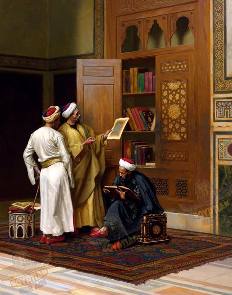 Orientalist Art, Islamic Scholars, Art Arabe, العصور الوسطى, Al Azhar, Timur Tengah, Arabian Art, Art Classique, Islamic Culture