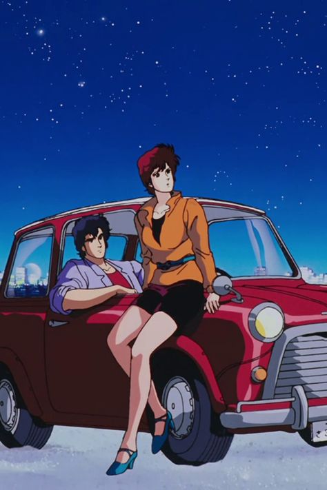 City Hunter Anime, Kaori Makimura, Nicki Larson, Geisha Anime, 80s Anime, Nicky Larson, Anime City, City Hunter, Japan Aesthetic