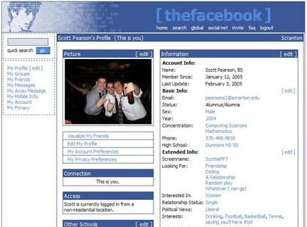 From Social to Content: Facebook’s Evolution Into a Content Conglomerate Facebook Profile Template, Fake Facebook Account, Old Facebook, Facebook Website, Facebook Layout, Facebook Design, Timeline Design, Internet Technology, Facebook Fan Page