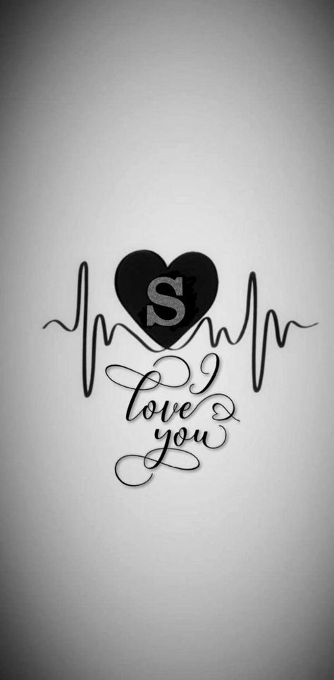 S Wallpaper Letter Aesthetic, Letter S Wallpaper, S Name Wallpaper Love Black, Heartbeat Art, S Wallpaper, S Letter Images, S Alphabet, तितली वॉलपेपर, S Love Images